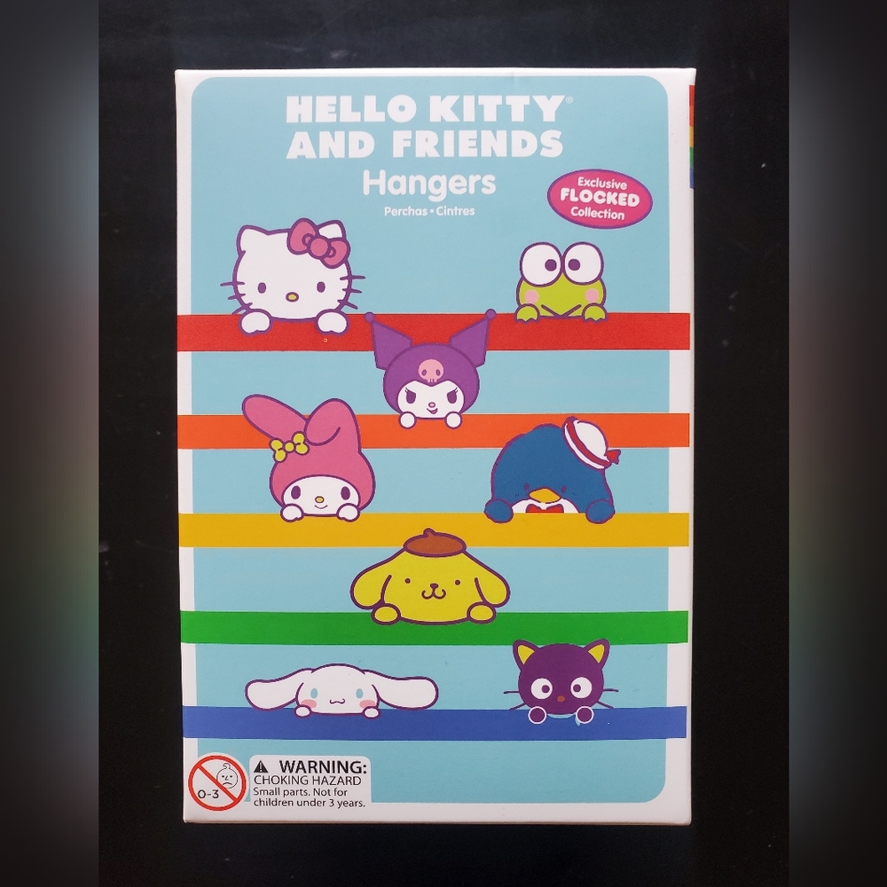 Hello Kitty & Friends Exclusive Flocked Collection Blind Box Keychain Hanger NIB